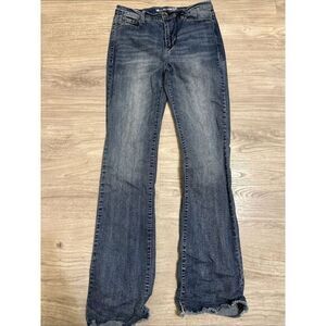 Wall Flower Jeans High rise Fringe Bottom‎ Size 7 Style Wfm14230f